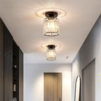 Elegant Crystal Ceiling Light Fixture with Dimmable LED for Luxurious Ambiance