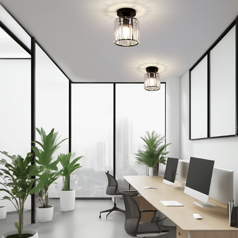 Elegant Crystal Ceiling Light Fixture with Dimmable LED for Luxurious Ambiance