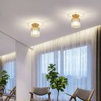 Elegant Crystal Ceiling Light Fixture with Dimmable LED for Luxurious Ambiance