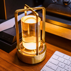 Elegant Crystal Glow | Outdoor Lantern Lamp with Remote Control & Dimmable Lighting | Rechargeable Accent for Home and Garden