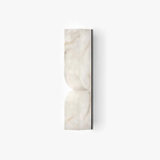 Elegant Dimmable Wall Sconce Lighting with Alabaster Shade | Soft Glow for Hallways