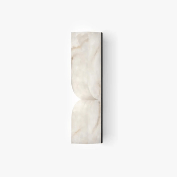 Elegant Dimmable Wall Sconce Lighting with Alabaster Shade | Soft Glow for Hallways
