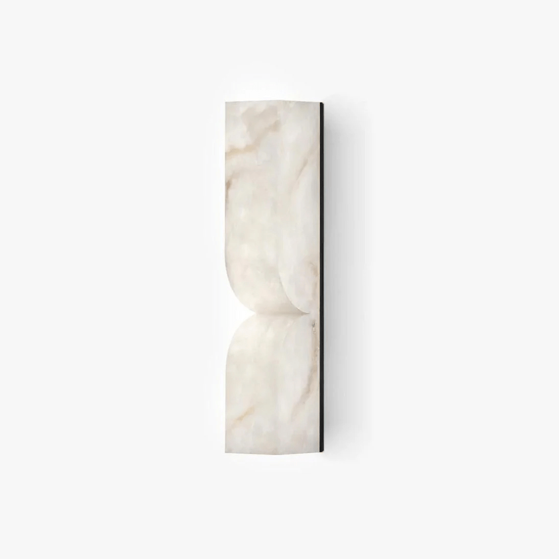 Elegant Dimmable Wall Sconce Lighting with Alabaster Shade | Soft Glow for Hallways