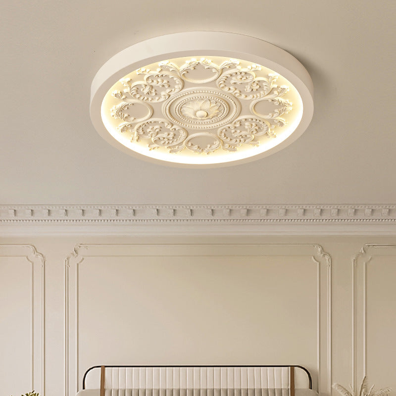 Elegant Flush Mount Ceiling Light with Dimmable LED & Adjustable Color Temperature | Modern Minimalist Design for Bedroom