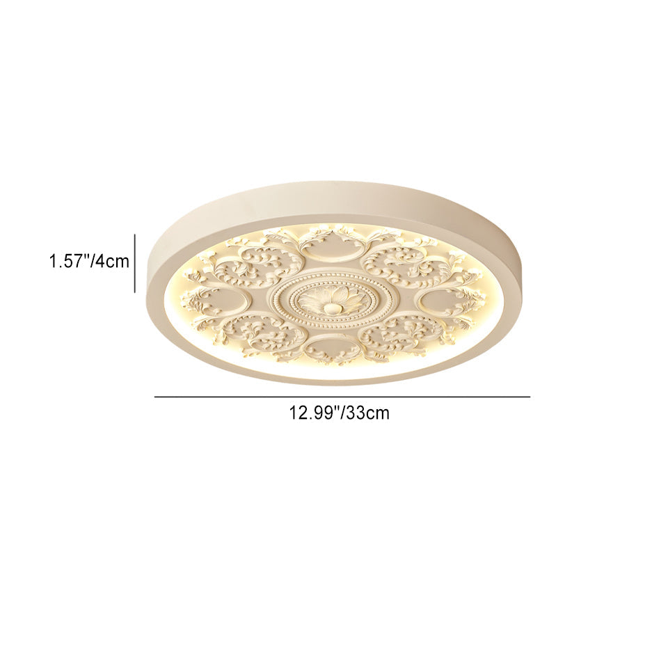 Elegant Flush Mount Ceiling Light with Dimmable LED & Adjustable Color Temperature | Modern Minimalist Design for Bedroom
