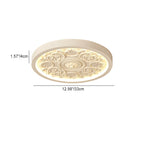 Elegant Flush Mount Ceiling Light with Dimmable LED & Adjustable Color Temperature | Modern Minimalist Design for Bedroom