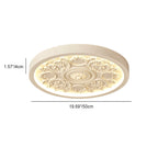 Elegant Flush Mount Ceiling Light with Dimmable LED & Adjustable Color Temperature | Modern Minimalist Design for Bedroom
