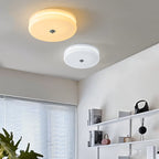 Elegant Flush Mount Ceiling Light with Integrated LED | Art Deco Design for Warm Ambient Lighting