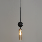 Elegant Glass Pendant Light | Black & Gold Design with Dimmable Feature | Perfect Kitchen Pendant Lighting for Modern Interiors