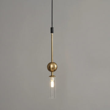 Elegant Glass Pendant Light | Black & Gold Design with Dimmable Feature | Perfect Kitchen Pendant Lighting for Modern Interiors
