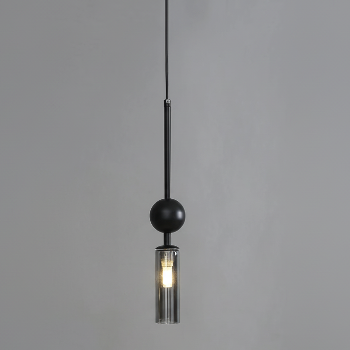 Elegant Glass Pendant Light | Black & Gold Design with Dimmable Feature | Perfect Kitchen Pendant Lighting for Modern Interiors