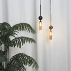 Elegant Glass Pendant Light | Black & Gold Design with Dimmable Feature | Perfect Kitchen Pendant Lighting for Modern Interiors