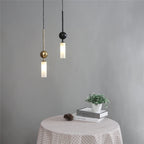 Elegant Glass Pendant Light | Black & Gold Design with Dimmable Feature | Perfect Kitchen Pendant Lighting for Modern Interiors