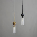 Elegant Glass Pendant Light | Black & Gold Design with Dimmable Feature | Perfect Kitchen Pendant Lighting for Modern Interiors
