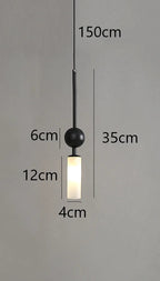 Elegant Glass Pendant Light | Black & Gold Design with Dimmable Feature | Perfect Kitchen Pendant Lighting for Modern Interiors