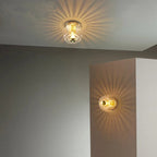 Elegant Glass Wall Sconce | Bauhaus Design with Stunning Lighting Effects | Versatile Wall Lights for Modern Spaces