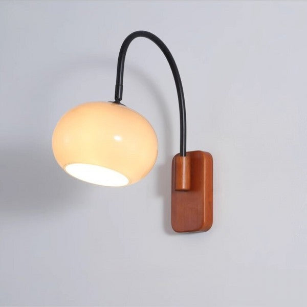 Elegant Glass Wall Sconces with Rotating Design | Modern Minimalist Style for Customizable Illumination