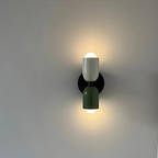 Elegant Glow | Wall Sconce Lighting with Warm Diffused Light | Sleek Design for Cozy Atmosphere