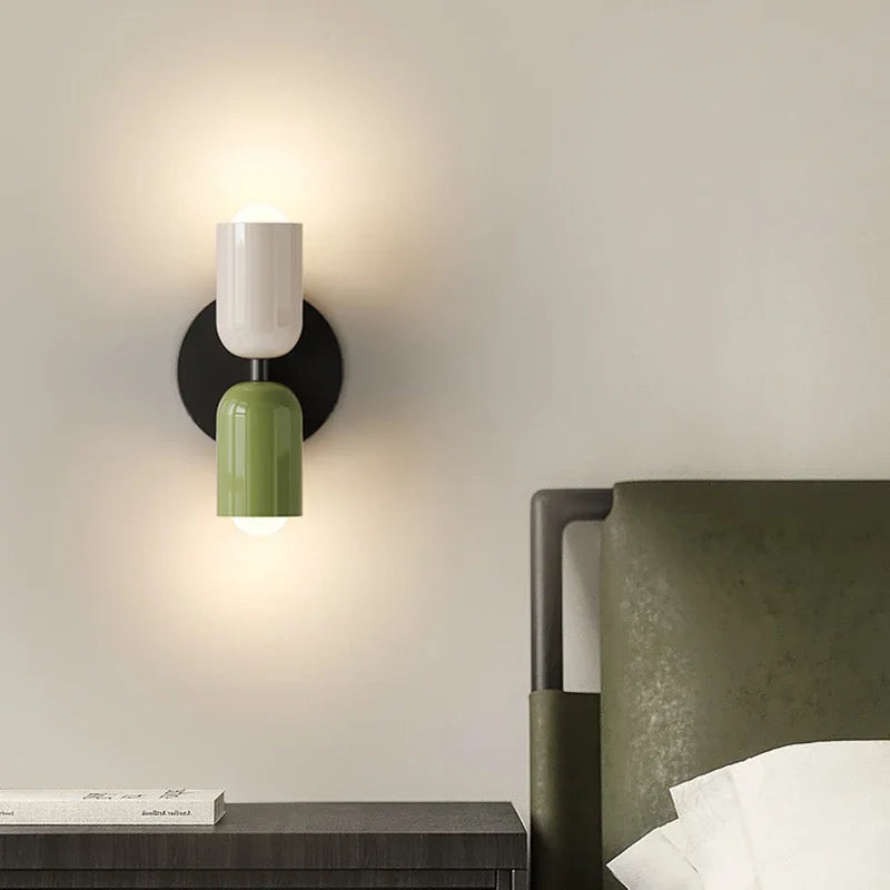 Elegant Glow | Wall Sconce Lighting with Warm Diffused Light | Sleek Design for Cozy Atmosphere