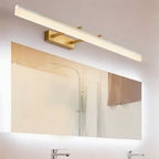 Elegant Gold Bathroom Vanity Light Bar with Adjustable Dual-Rod Design for Stylish Illumination
