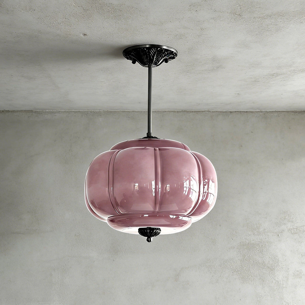 Elegant Green Glass Pendant Lighting with Antique Brass Accents for Stylish Kitchen Illumination