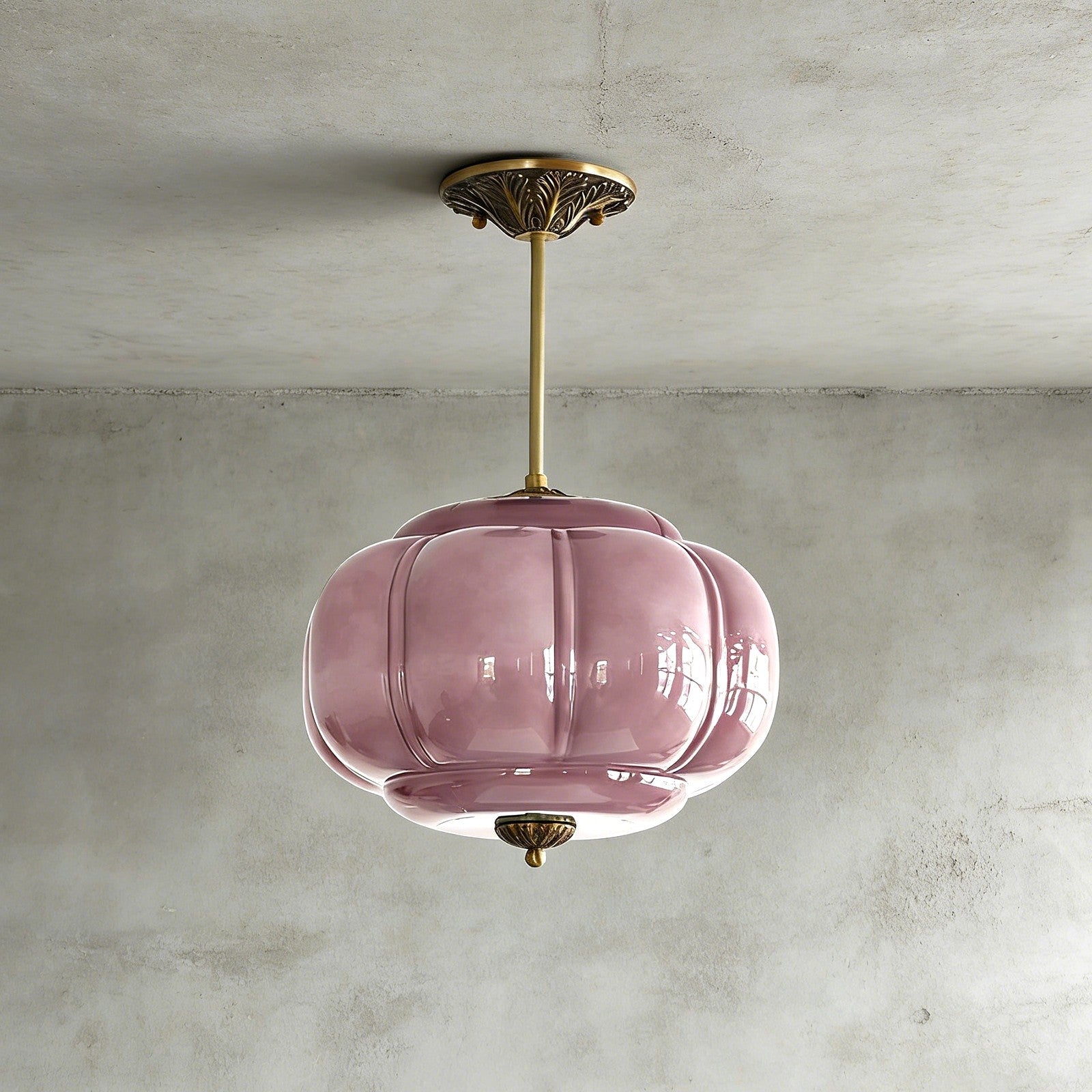 Elegant Green Glass Pendant Lighting with Antique Brass Accents for Stylish Kitchen Illumination