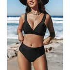 Elegant High Neck One-Piece Swimsuit | Women's Swimwear for Comfortable Confidence