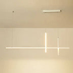 Elegant LED Chandelier | Modern Minimalist Design with Adjustable Height | Perfect Lighting Solution for Dining Rooms