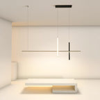 Elegant LED Chandelier | Modern Minimalist Design with Adjustable Height | Perfect Lighting Solution for Dining Rooms