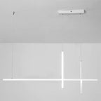 Elegant LED Chandelier | Modern Minimalist Design with Adjustable Height | Perfect Lighting Solution for Dining Rooms
