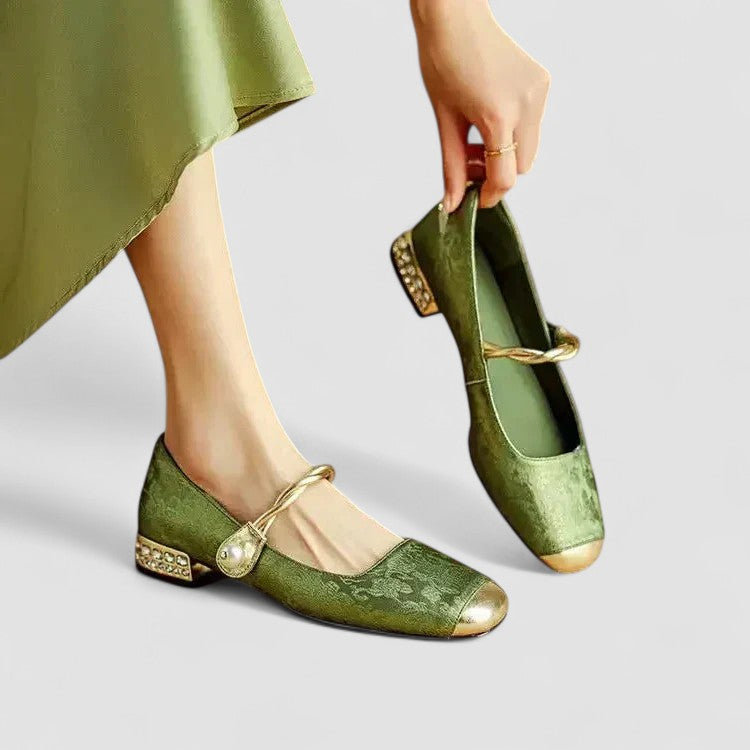 Elegant Mary Jane Women's Shoes with Low Block Heel for All-Day Comfort