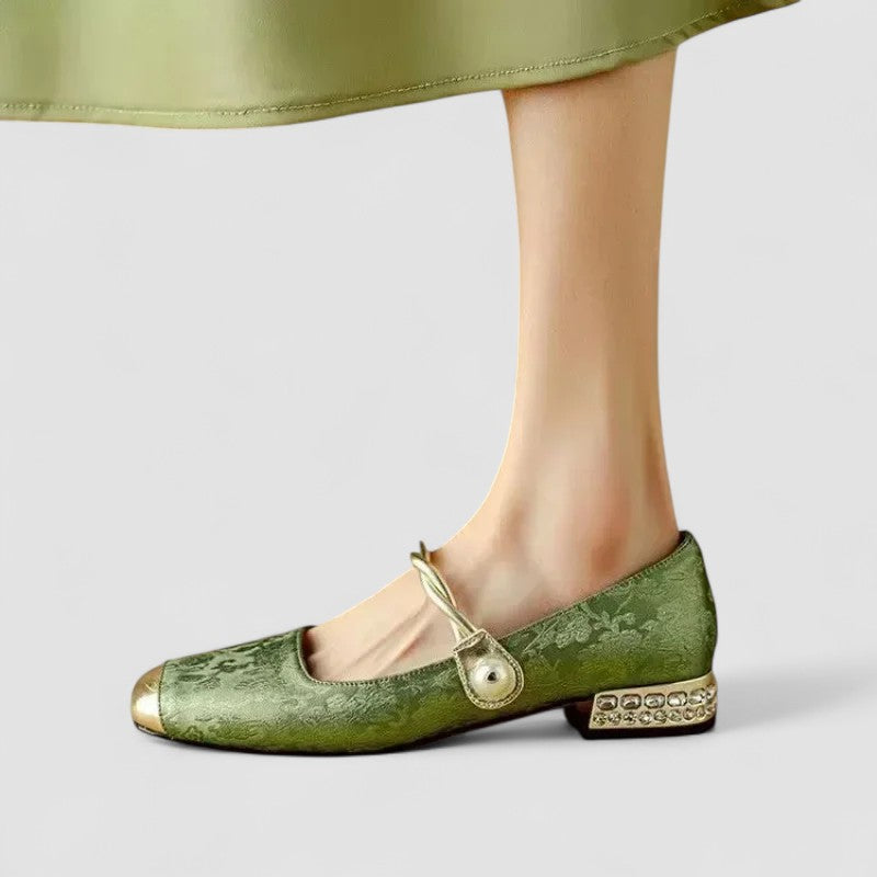 Elegant Mary Jane Women's Shoes with Low Block Heel for All-Day Comfort