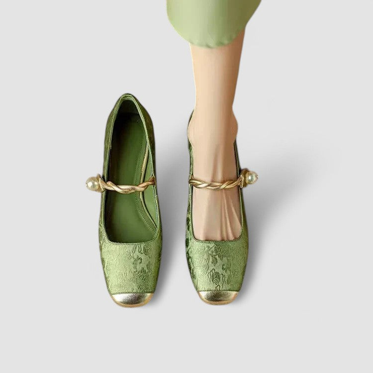 Elegant Mary Jane Women's Shoes with Low Block Heel for All-Day Comfort