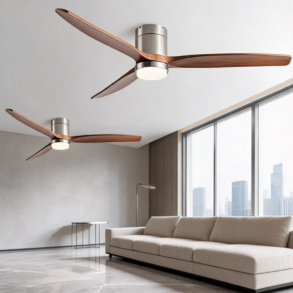 Elegant Modern Ceiling Fan Light with Remote Control & Adjustable Color Temperature for Perfect Ambiance