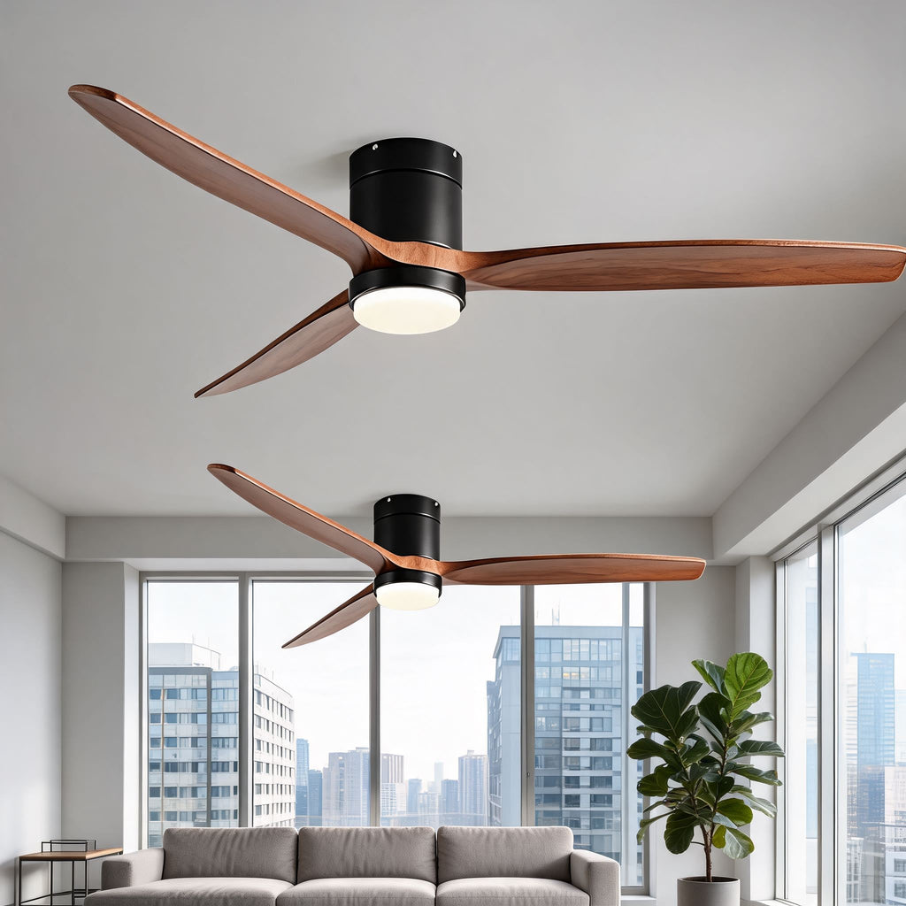 Elegant Modern Ceiling Fan Light with Remote Control & Adjustable Color Temperature for Perfect Ambiance