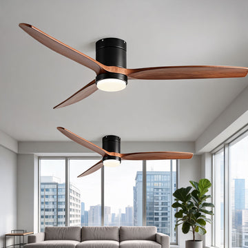 Elegant Modern Ceiling Fan Light with Remote Control & Adjustable Color Temperature for Perfect Ambiance
