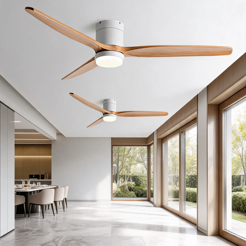 Elegant Modern Ceiling Fan Light with Remote Control & Adjustable Color Temperature for Perfect Ambiance