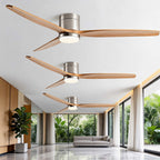 Elegant Modern Ceiling Fan Light with Remote Control & Adjustable Color Temperature for Perfect Ambiance