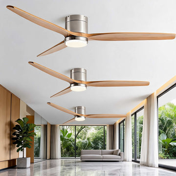 Elegant Modern Ceiling Fan Light with Remote Control & Adjustable Color Temperature for Perfect Ambiance