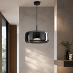 Elegant Multi-Shade Pendant Light | Glass Kitchen Pendant Lighting with Adjustable Cord for Versatile Home Decor