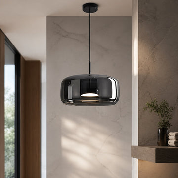 Elegant Multi-Shade Pendant Light | Glass Kitchen Pendant Lighting with Adjustable Cord for Versatile Home Decor