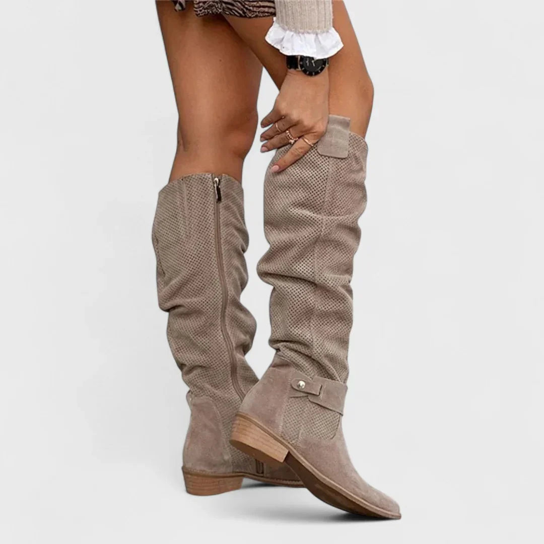 Elegant Orthopedic Boots | Handcrafted Design with Side Zipper | Stylish Comfort for Women