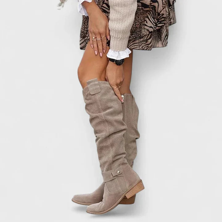 Elegant Orthopedic Boots | Handcrafted Design with Side Zipper | Stylish Comfort for Women