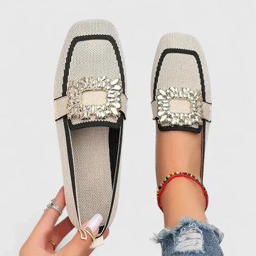 Elegant Orthopedic Loafers for Women with Cushioned Footbed | Black Design for All-Day Comfort