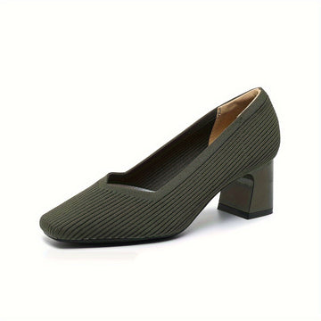 Elegant Orthopedic Women's Heels with Integrated Arch Support | White Heels for All-Day Comfort