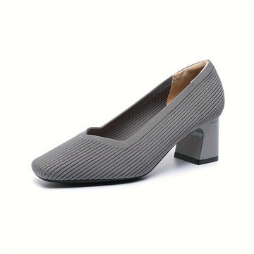 Elegant Orthopedic Women's Heels with Integrated Arch Support | White Heels for All-Day Comfort