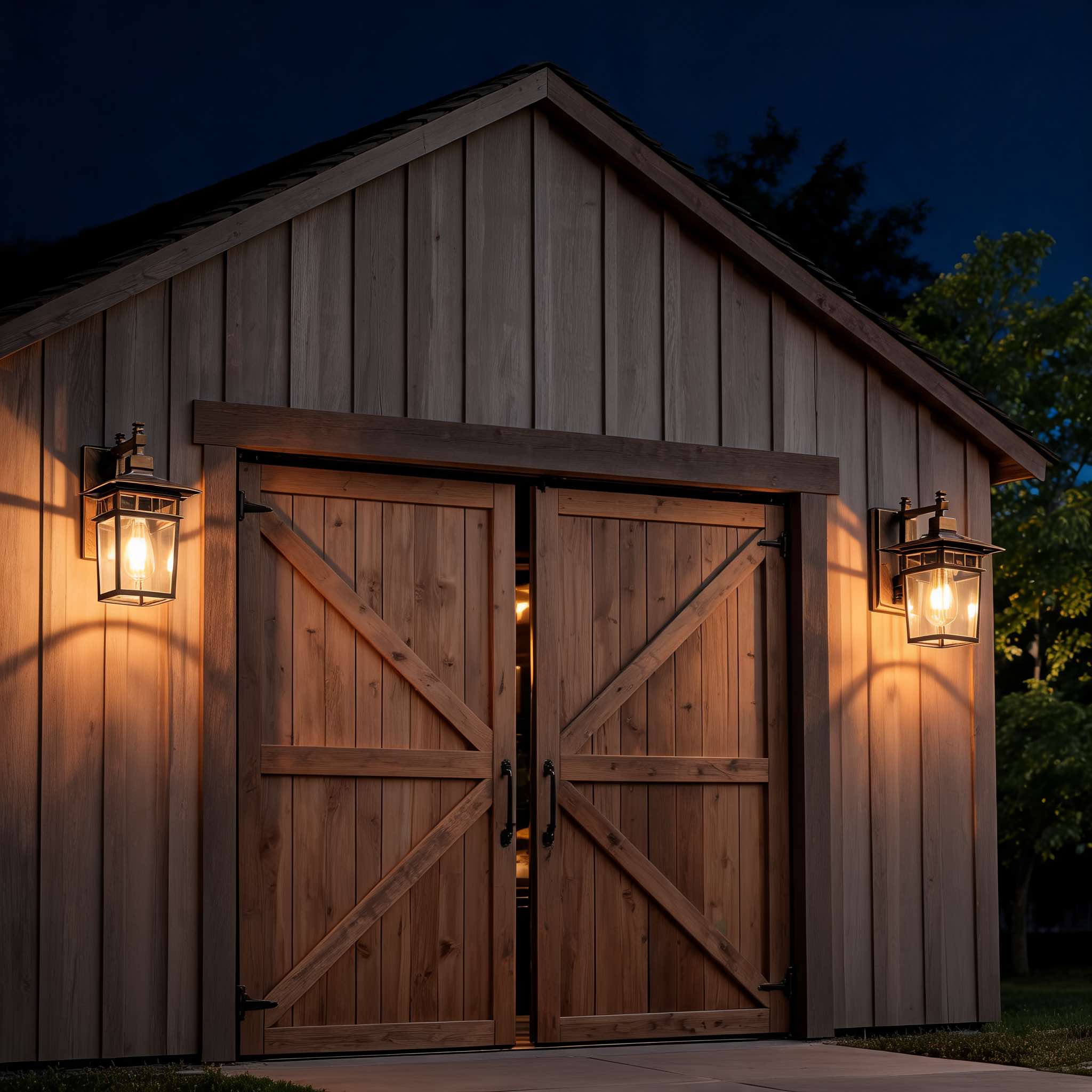 Elegant Retro Outdoor Wall Sconce with Waterproof Design | Durable Aluminum & Glass for Cozy Illumination