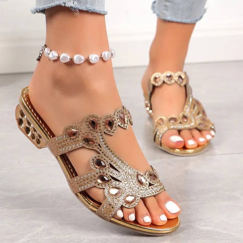 Elegant Sandals for Women with Adjustable Straps | Glamorous Design for Effortless Style