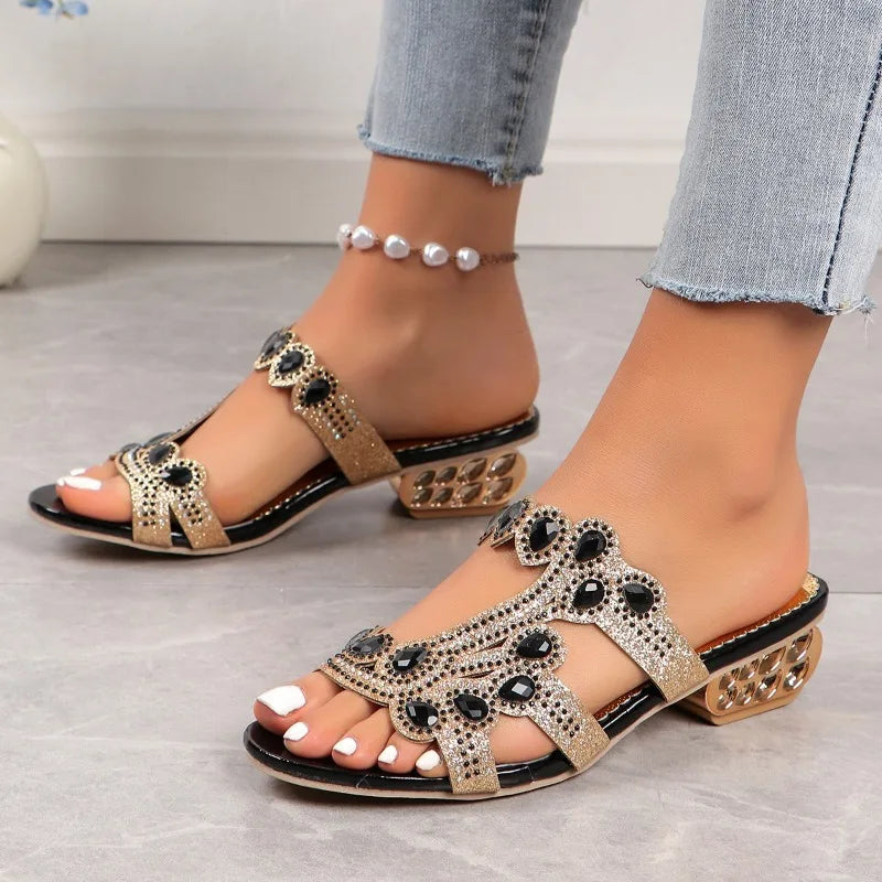 Elegant Sandals for Women with Adjustable Straps | Glamorous Design for Effortless Style
