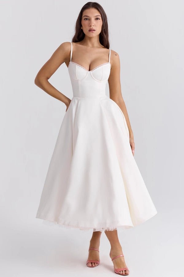 Elegant Satin Cocktail Dress with Lightweight Tulle Skirt for Glamorous Events